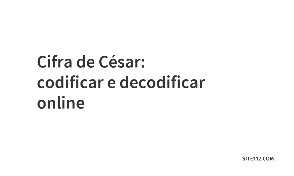Cifra de César